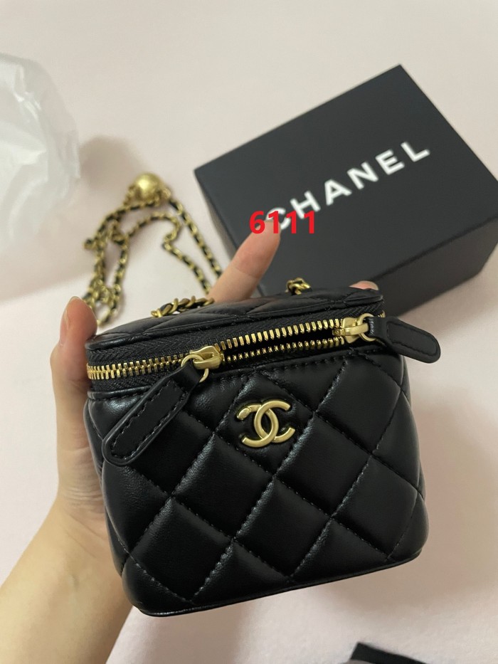 Split leather  bag ,4A , size 11x9cm ,with box,  B68-6110-6112