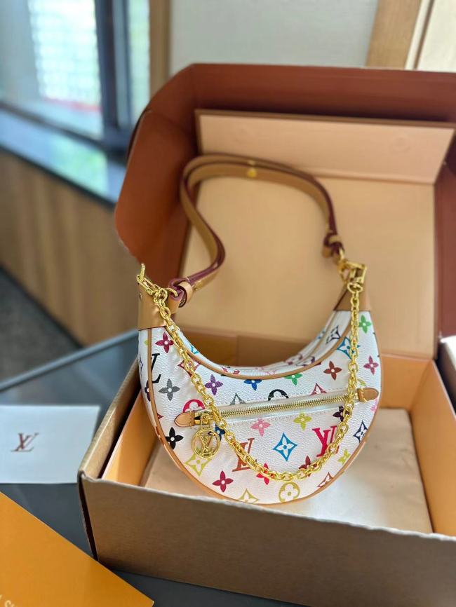 Split leather bag ,3A , size 23x13x6cm ,no box, B68-6113-6114