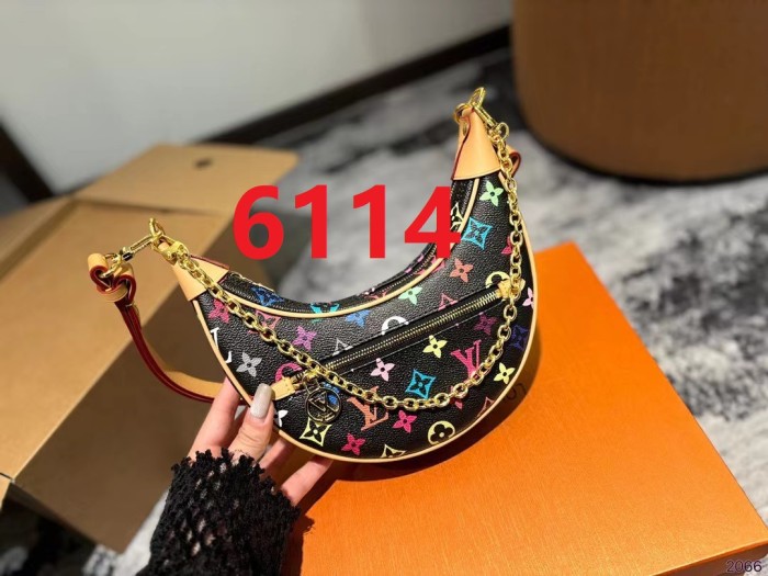 Split leather bag ,3A , size 23x13x6cm ,no box,  B68-6113-6114