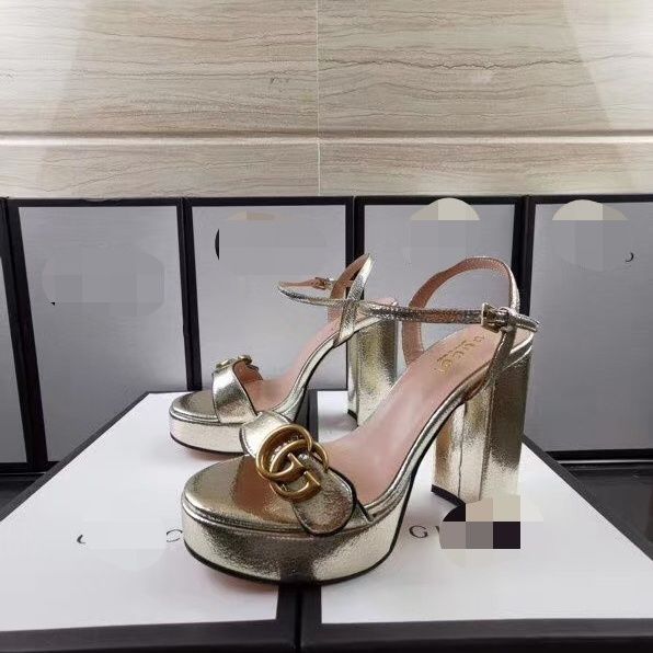 Women leather heel sandal shoes, size 35-42, SS80-503
