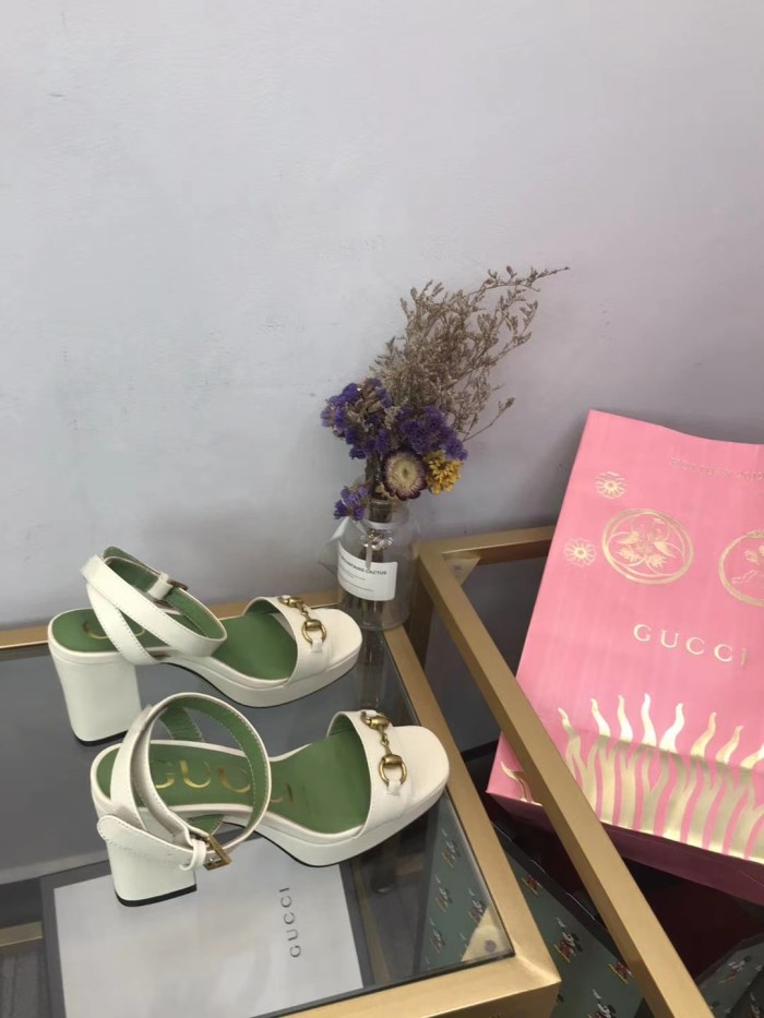 Women leather heel sandal shoes, heel 8.5cm,size 35-42, SS88-701