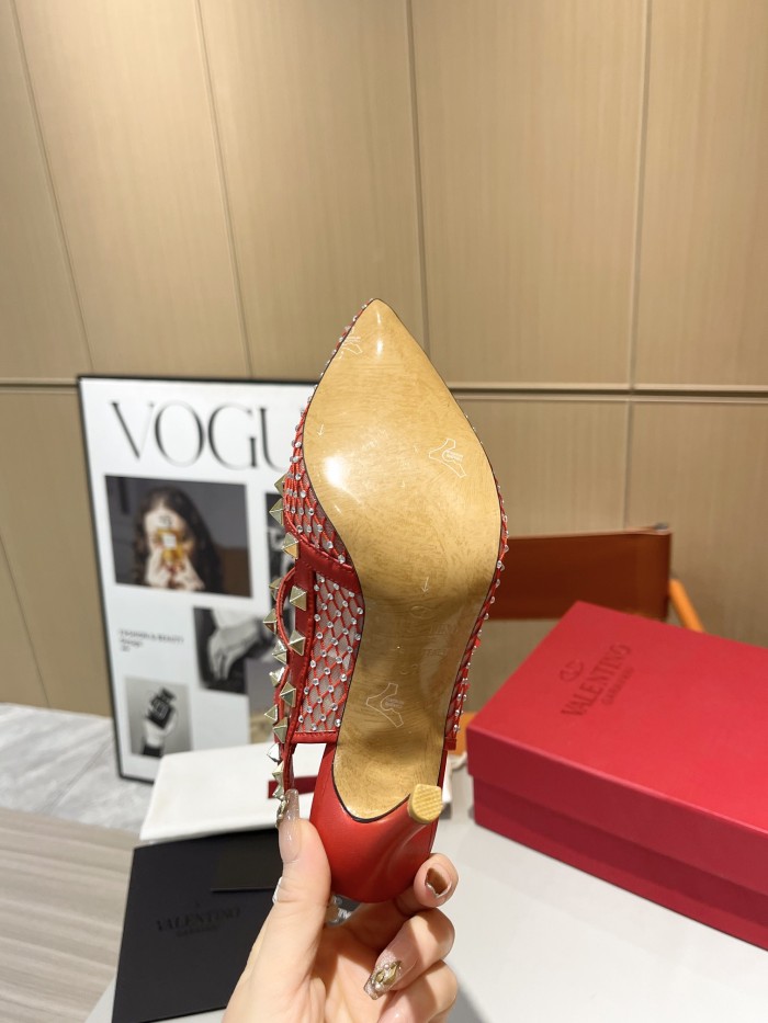 Women leather heel sandal shoes, size 34-42, SS88-689-690