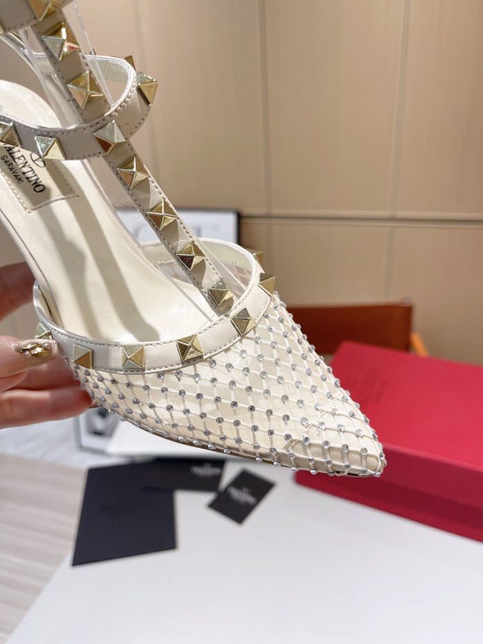 Women leather heel sandal shoes, size 34-42, SS88-697-698