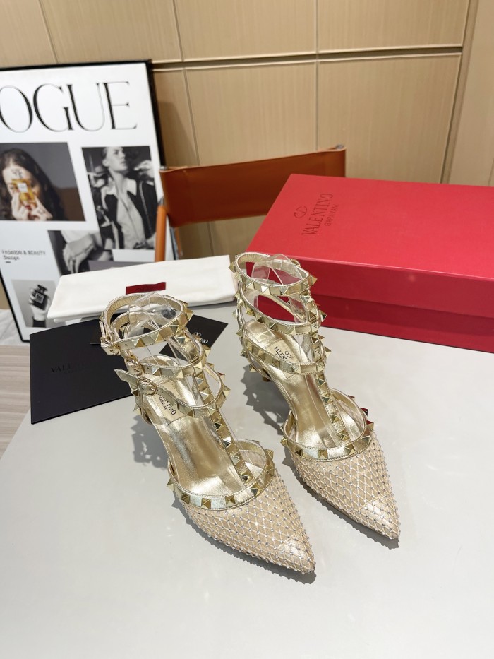 Women leather heel sandal shoes, size 34-42, SS88-691-692