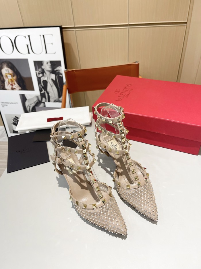 Women leather heel sandal shoes, size 34-42, SS88-693-694