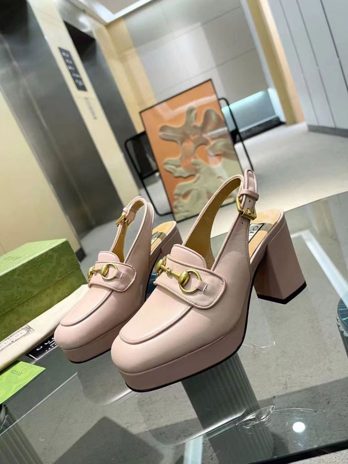 Women leather heel sandal shoes, heel 8.5cm,size 35-42, SS88-704