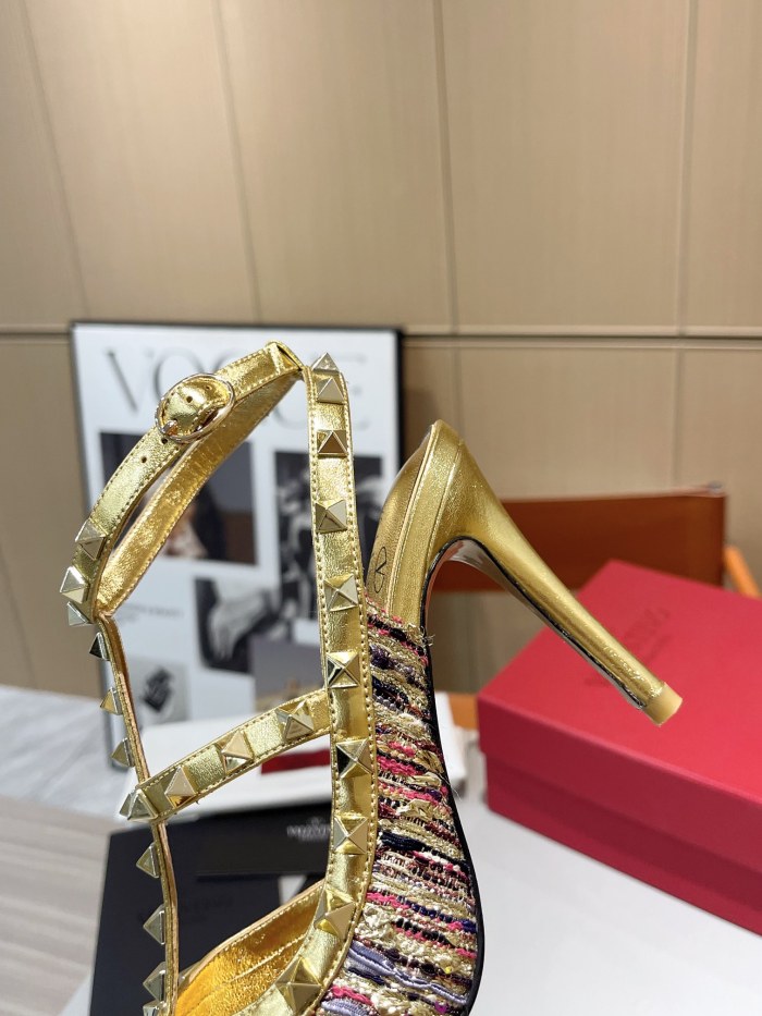 Women leather heel sandal shoes, size 34-42, SS88-687-688