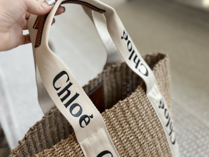 Straw raffia leather bag ,3A , size 23x29cm ,no box,  B68-6144