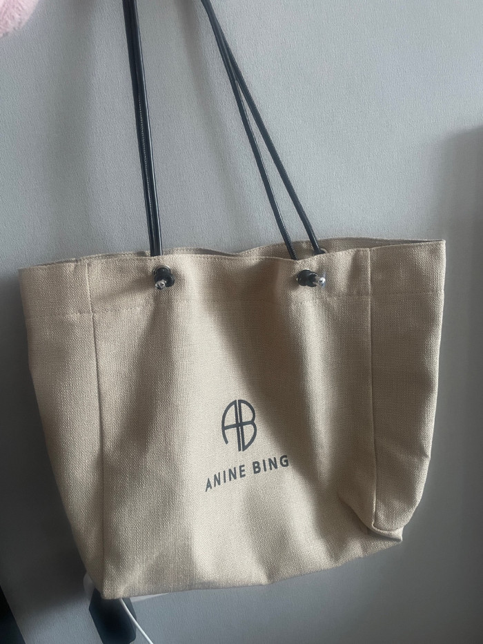 Canvas linen TOTE bag ,budget , size 57x39cm or 48x34cm ,no box,  B20-254-255