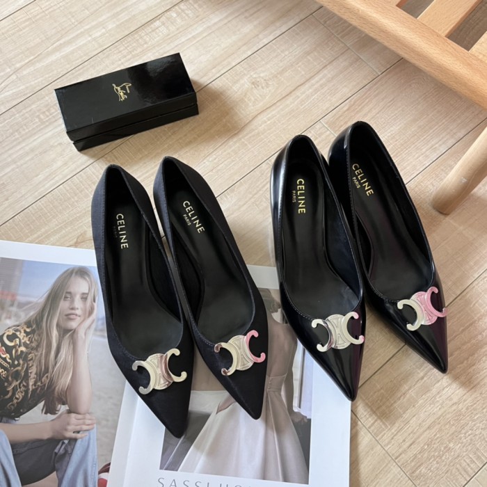 Women heel shoes,size 35-40, SS60-2446-2447