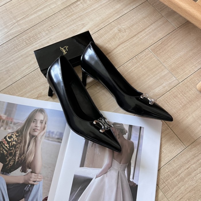 Women heel shoes,size 35-40, SS60-2446-2447