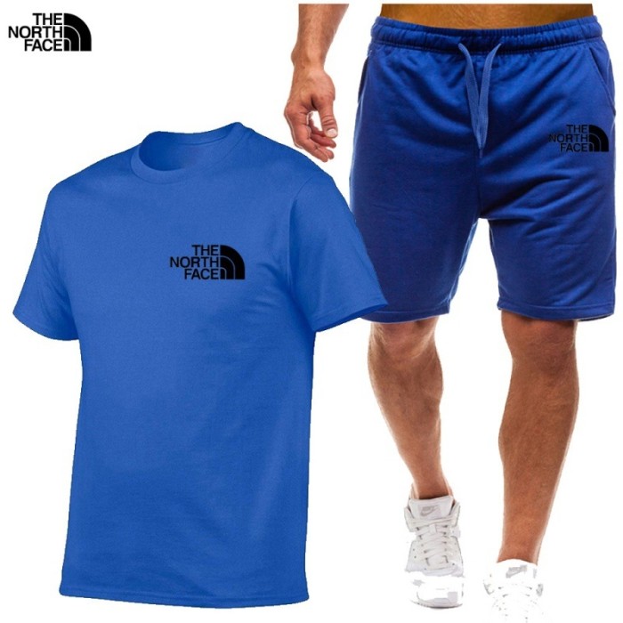 Sports and leisure Short-sleeved T-shirt and shorts set for men , S-3XL, CL20-448-457