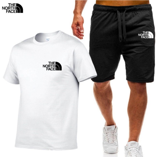 Sports and leisure Short-sleeved T-shirt and shorts set for men , S-3XL, CL20-448-457