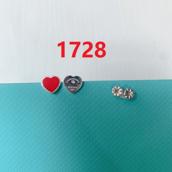 Heart-shaped Love earrings  jewelry ,with box,  J25-1725-1732