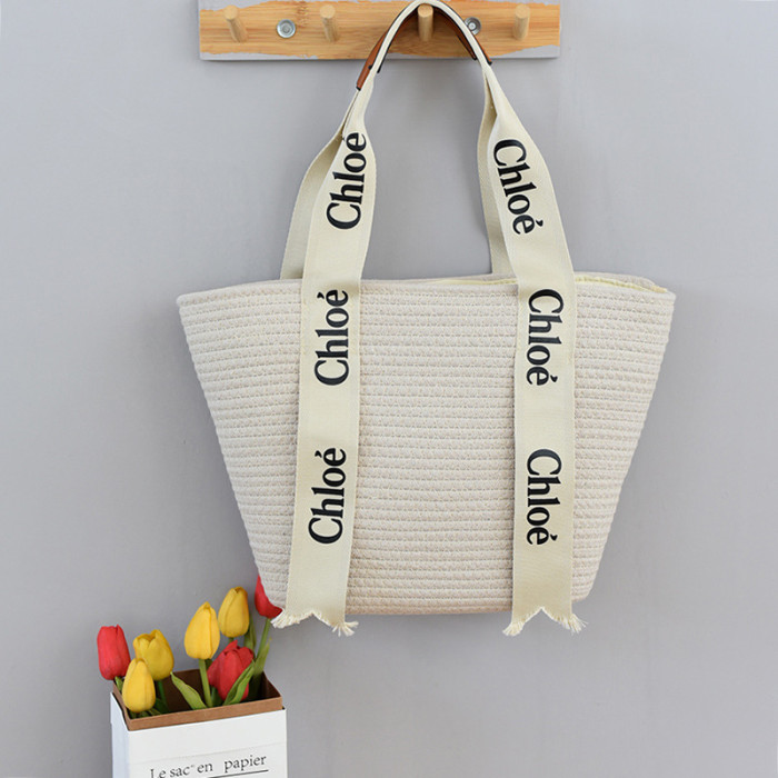Straw canvas bag , budget, no box, size 44X28cm or 40X25cm , B20-256