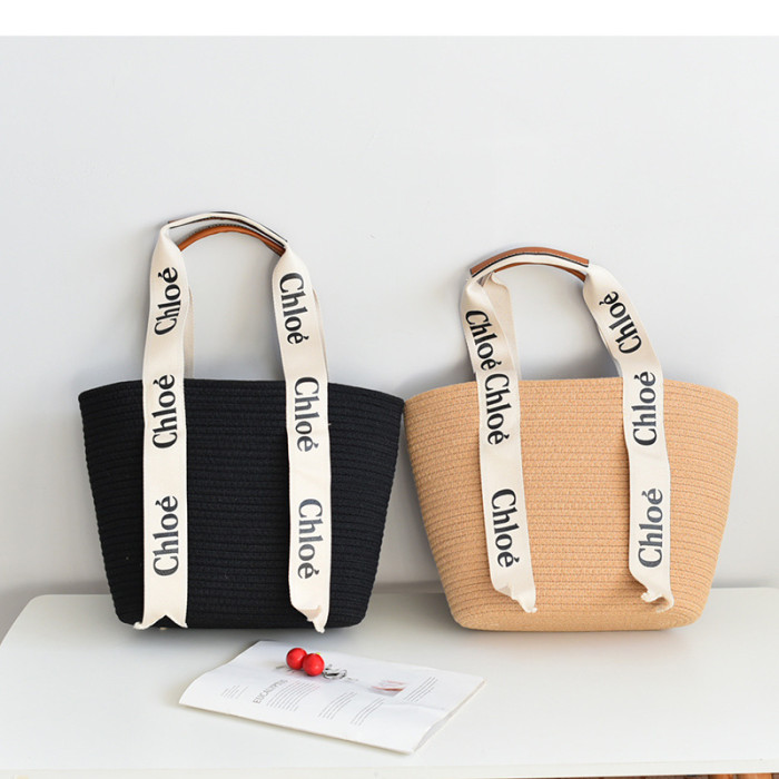 Straw canvas bag , budget, no box, size 44X28cm or 40X25cm , B20-256