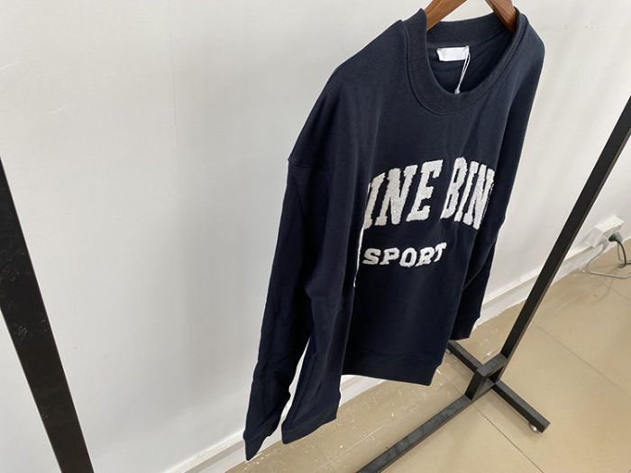 Women's men fashion embroidered crew neck loose hoodie clothes, XS-M-L,CL78-150