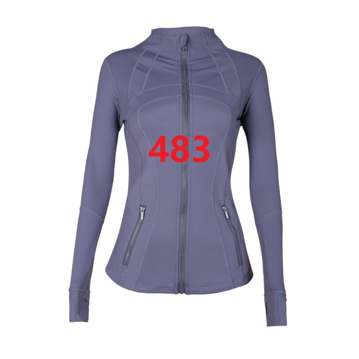 Women's blazer jacket Gym top Yoga clothes,S-3XL,CL50-481-490