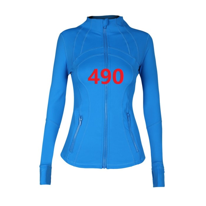 Women's blazer jacket Gym top Yoga clothes,S-3XL,CL50-481-490
