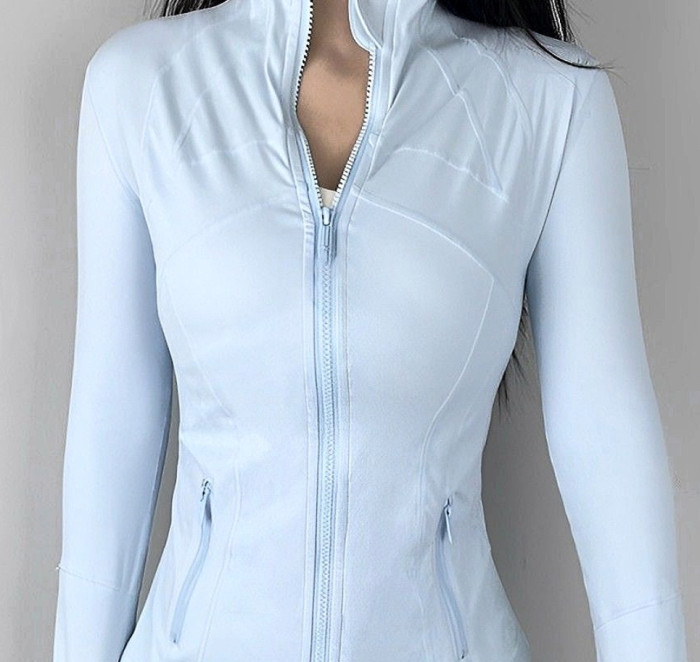 Women's blazer jacket Gym top Yoga clothes,S-3XL,CL50-481-490