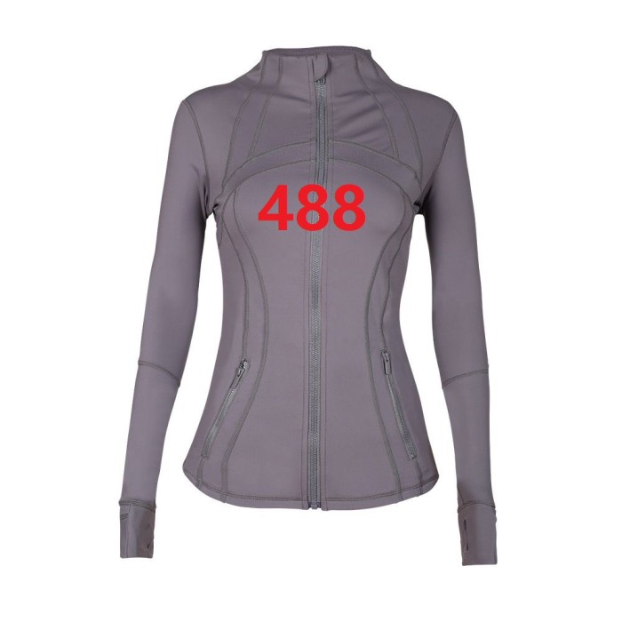 Women's blazer jacket Gym top Yoga clothes,S-3XL,CL50-481-490