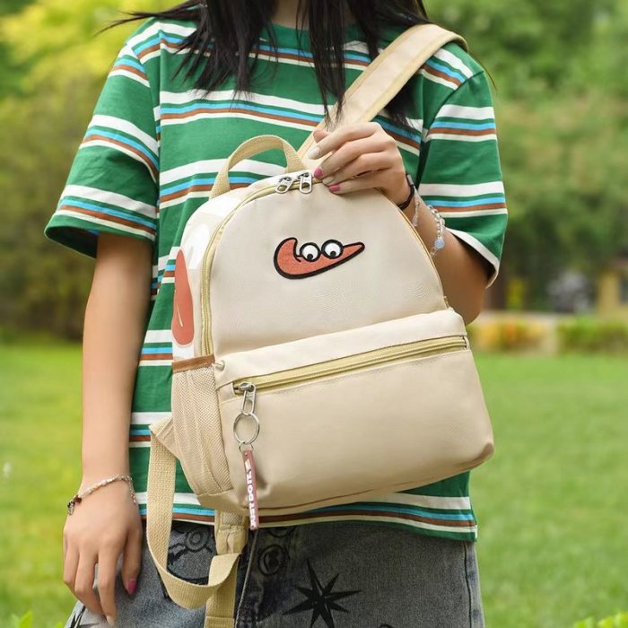 Oxford backpack school bag ,  no box, size 34x25x14cm , B17-411-416