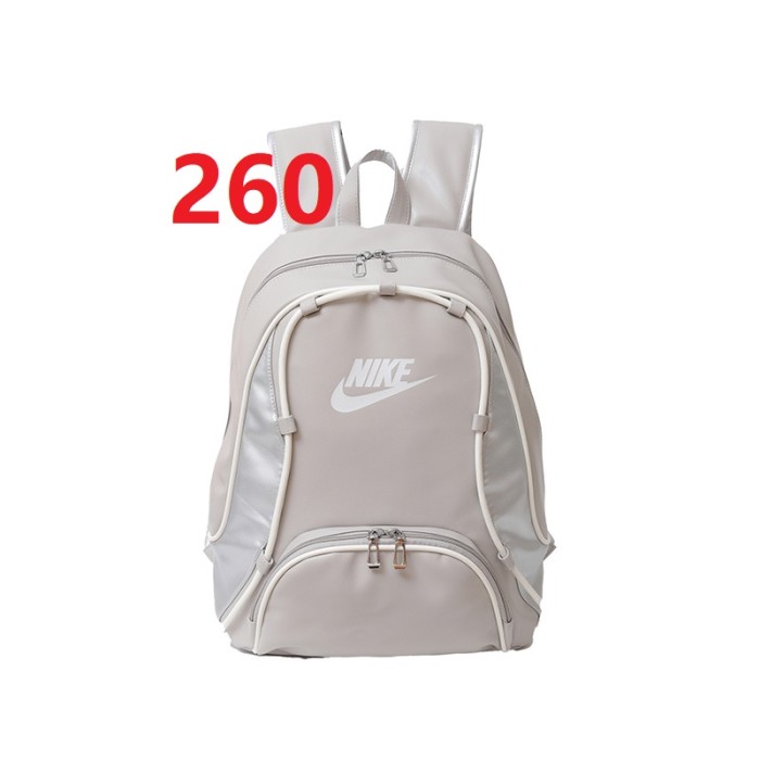 Canvas PU  backpack school bag ,  no box, size 42x30x14cm , B25-258-260