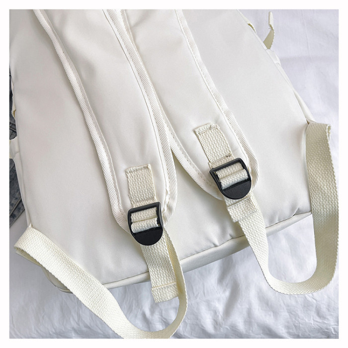 Oxford backpack school bag ,  no box, size 45x30x15cm , B17-402-405