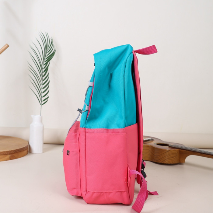 Nylon backpack school bag ,  no box, size 43x30x13cm , B20-262
