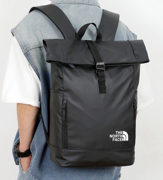 Waterproof canvas backpack school bag ,  no box, size 46x31x16cm , B20-257-258