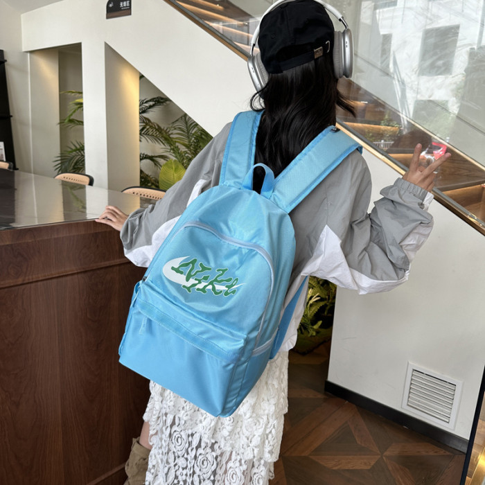 Oxford backpack school bag ,  no box, size 43x30x14.5cm , B17-398-401