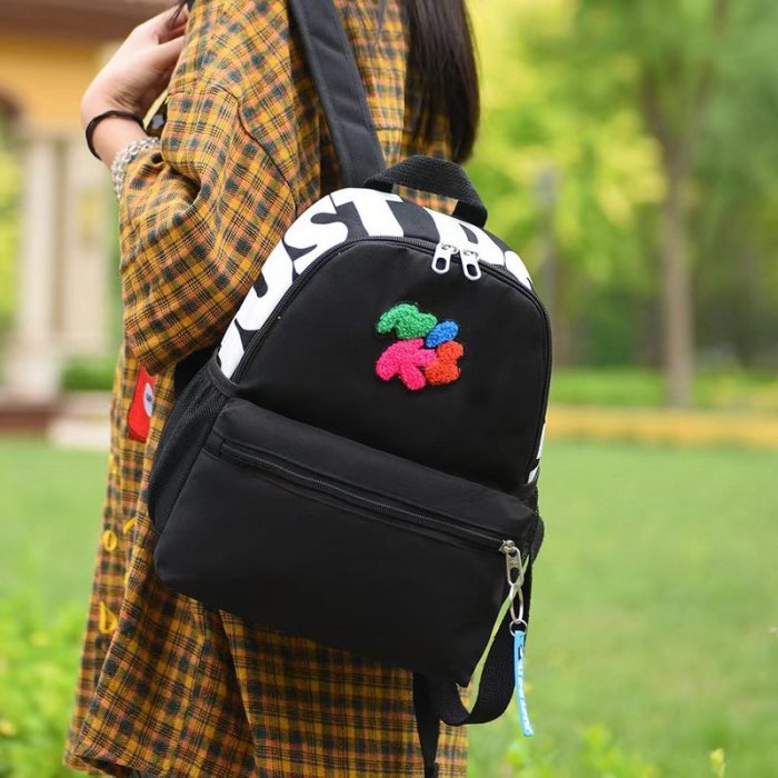 Oxford backpack school bag ,  no box, size 34x25x14cm , B17-411-416