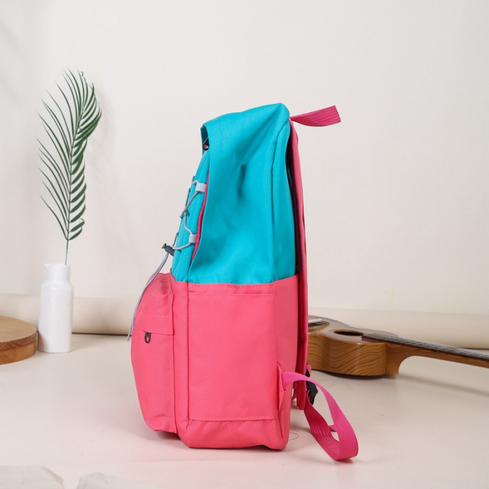 Nylon backpack school bag ,  no box, size 43x30x13cm , B20-262