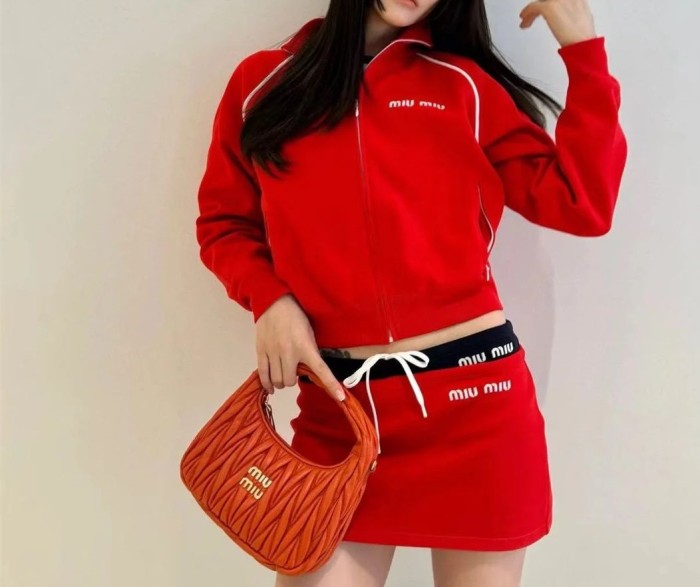 Womem Top + Skirt Casual suit set clothes , CL110-155