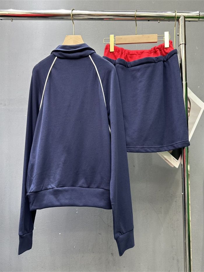 Womem Top + Skirt Casual suit set clothes , CL110-155