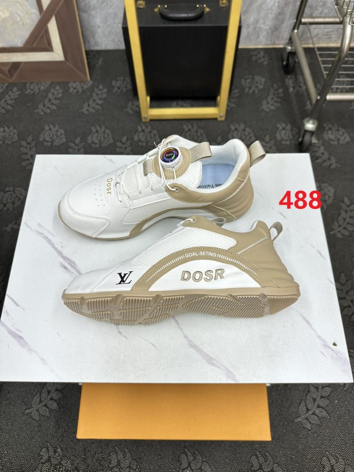 Men run flat shoes，size 39-45, SS98-487-488