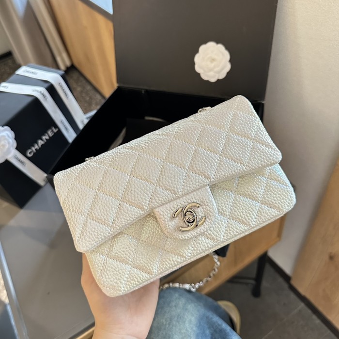 Split leather bag ,3A ,size 20cm,no box,  B75-3054