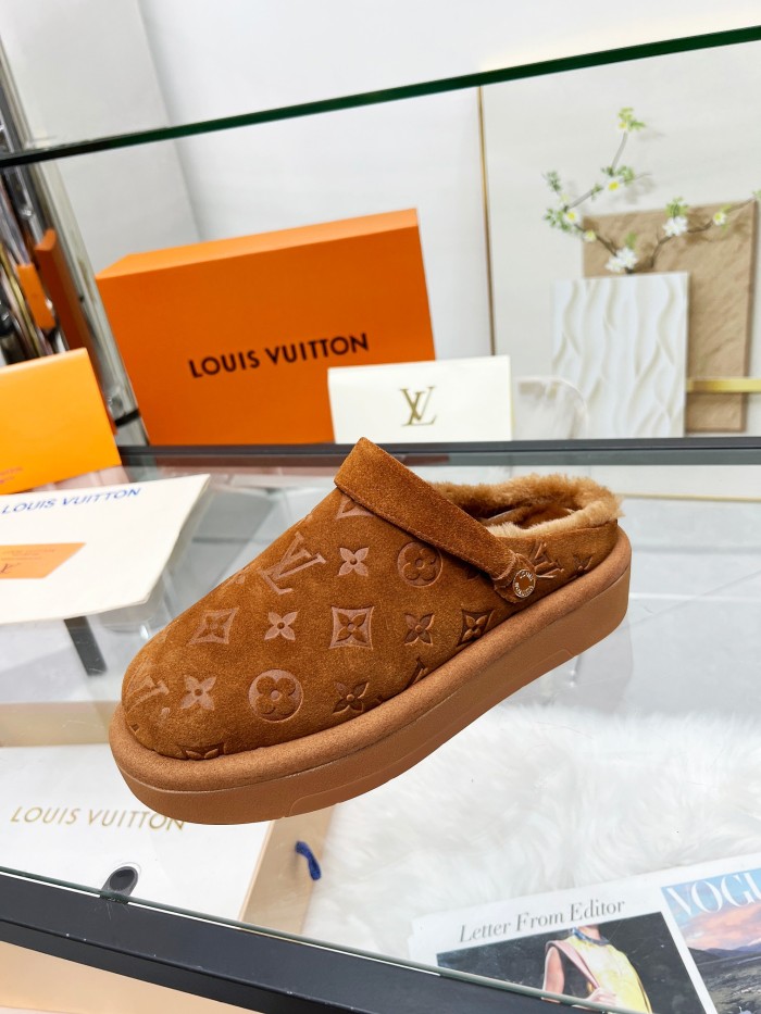 Women flat fur shoes,size 35-41，SS88-735-737