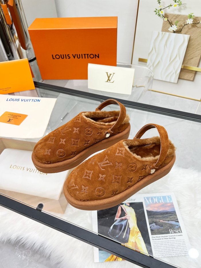 Women flat fur shoes,size 35-41，SS88-735-737
