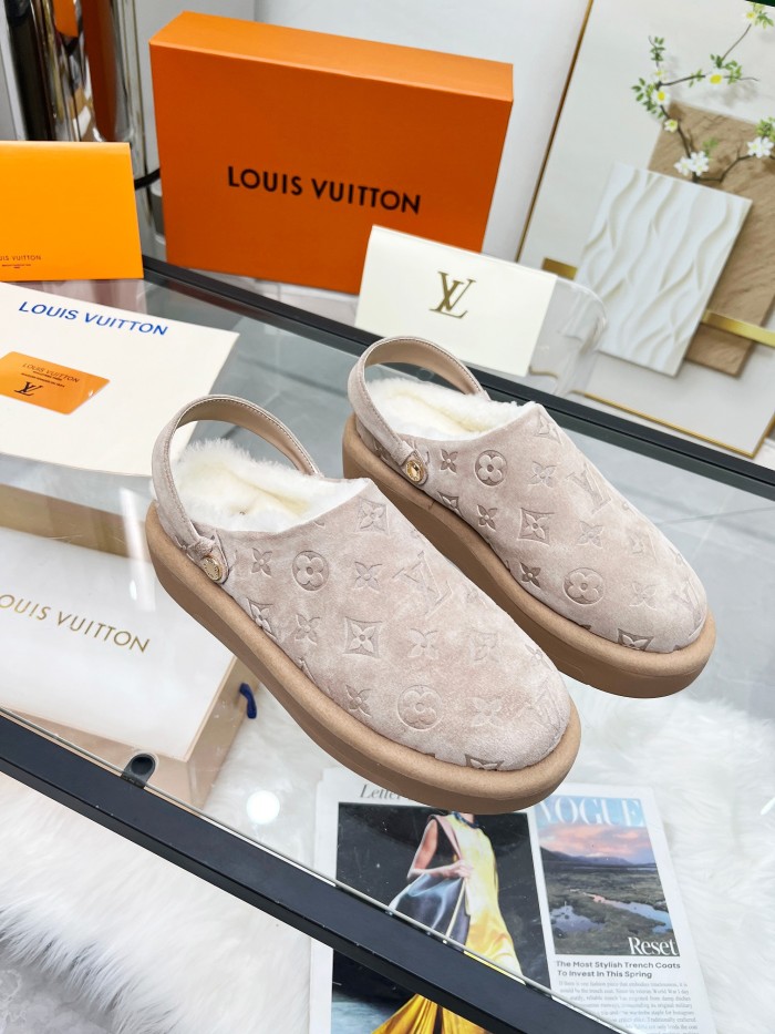 Women flat fur shoes,size 35-41，SS88-735-737