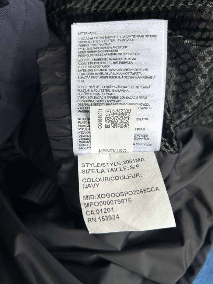 Men and Women's winter thick duck down jacket coat, CL128-5