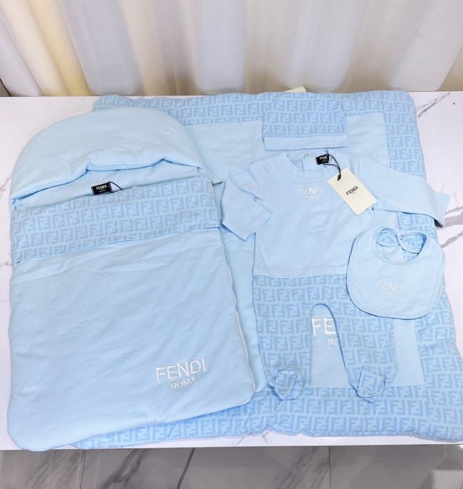Newborn Baby crawl suit five-piece suit Cloak quilt set clothes , CL110-5