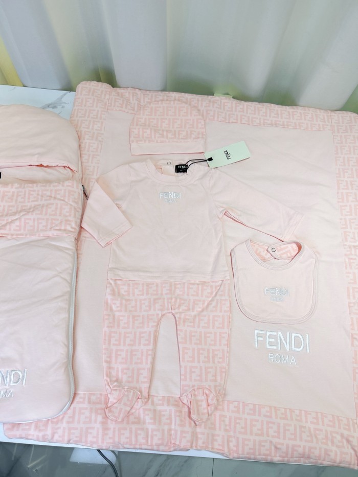 Newborn Baby crawl suit five-piece suit Cloak quilt  set clothes , CL110-6