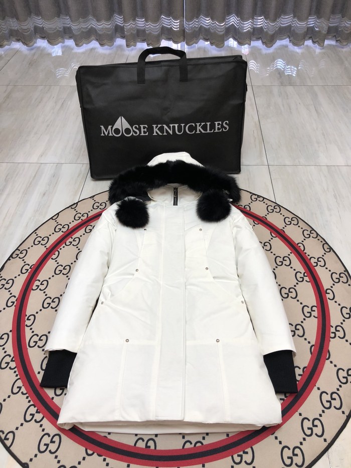 Winter thick white duck down jacket coat clothes for women , CL200-6