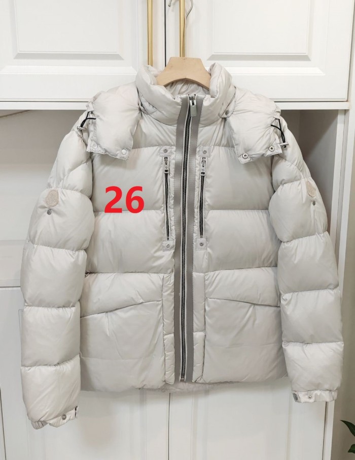 Winter thick white duck down jacket coat clothes for men women, CL158-25-26