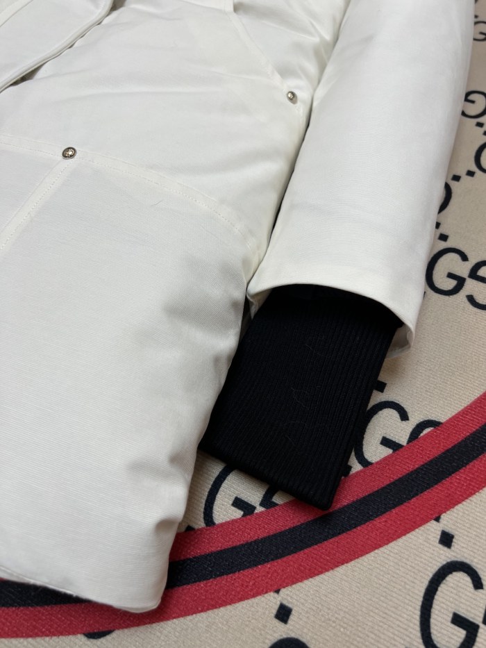 Winter thick white duck down jacket coat clothes for women , CL200-6