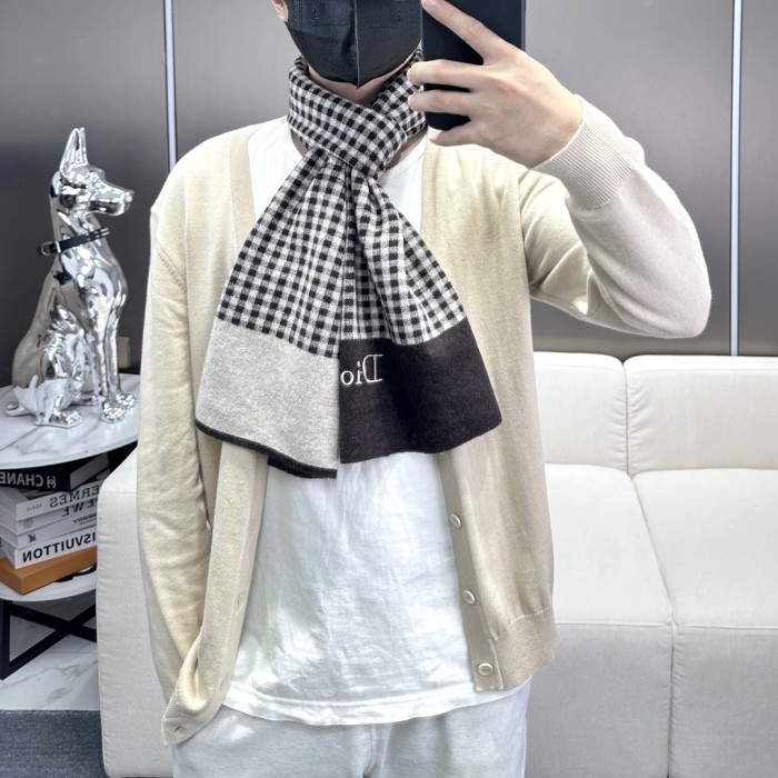Cashmere cotton scarf for men women, size: 32X180cm, no box. SF25-7-8