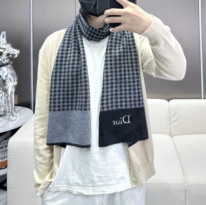 Cashmere cotton scarf for men women, size: 32X180cm, no box. SF25-7-8