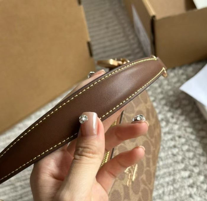 Split leather bag ,3A , size 24x12cm,no box,  B68-1-2