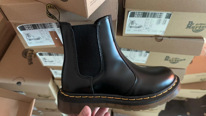 Women's platform boots, split leather, size 35-46, standard size，with box,SS80-576-577